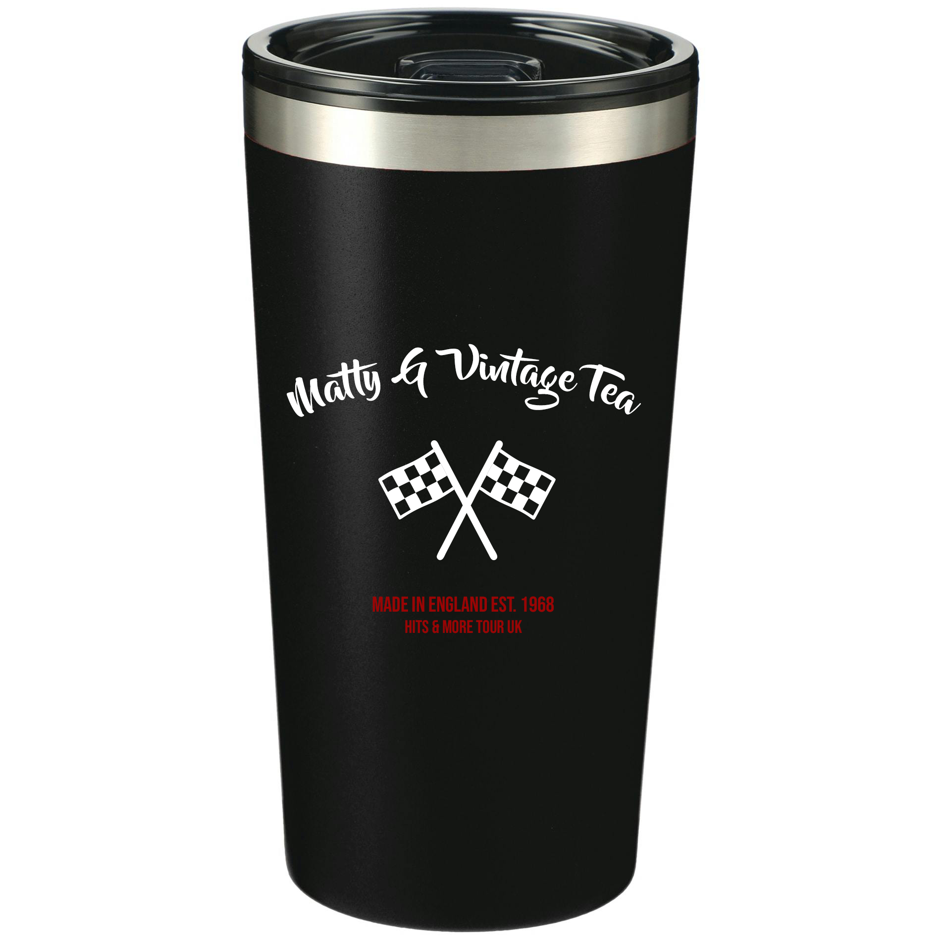 Flag Black Travel Mug