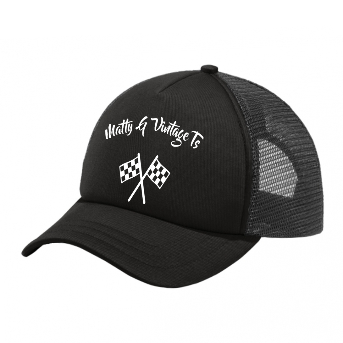 Flag Black Trucker Hat