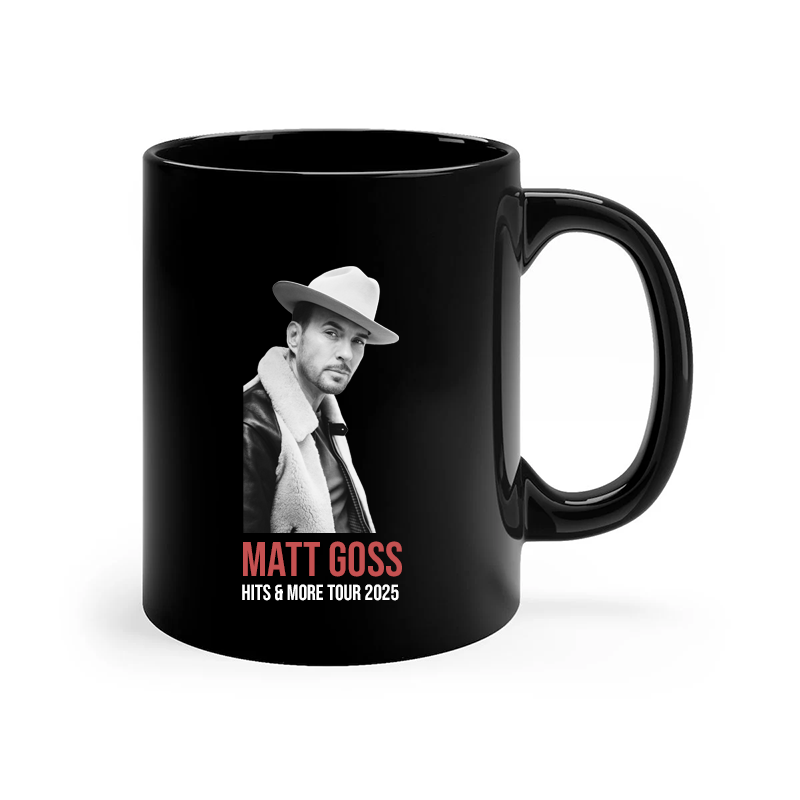 Matt Goss Black Mug