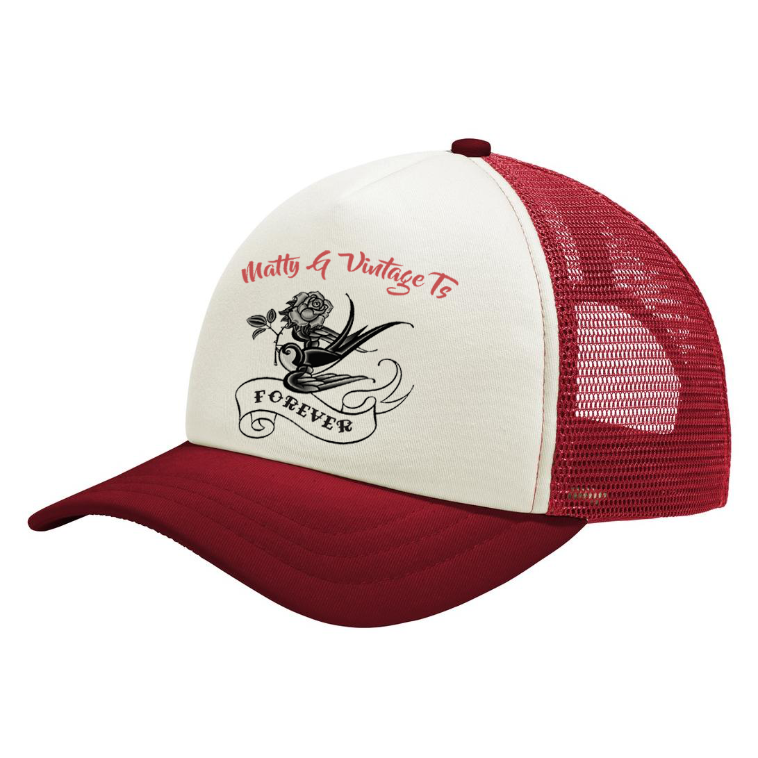 Swallow Red Trucker Hat